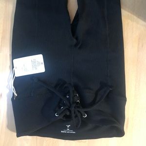 Year of ours carbon38 lace up ribbed leggings